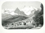 Old picture of Courmayeur